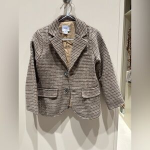 Kipp boys Houndstooth tweed suit jacket blazer sz 8